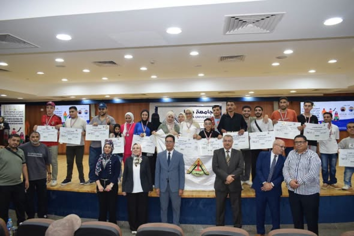 رئيس جامعة بنها يشهد ختام المهرجان الرياضي الثالث لذوي الهمم