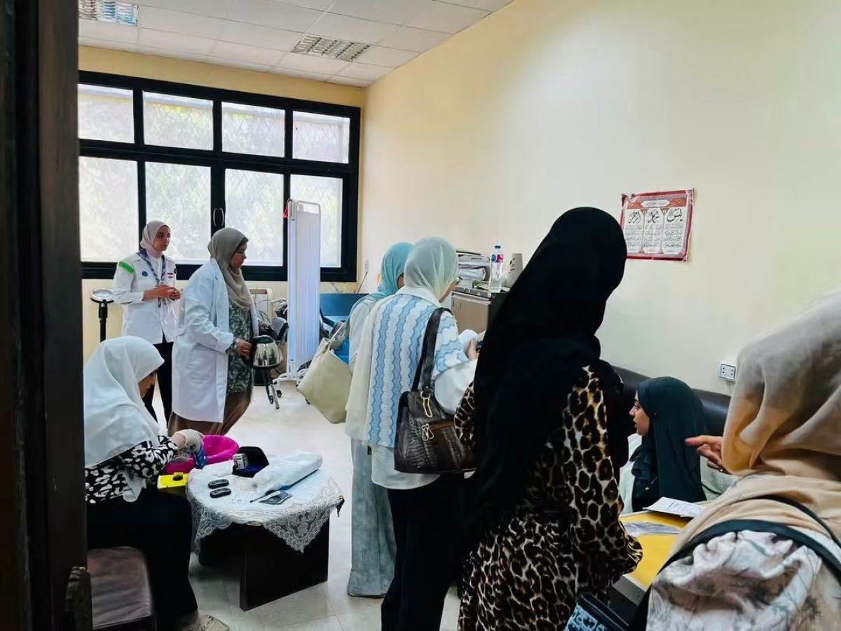 فعاليات أولي أيام الكشف الطبي للطلاب الجدد بكلية التربية جامعة بنها
