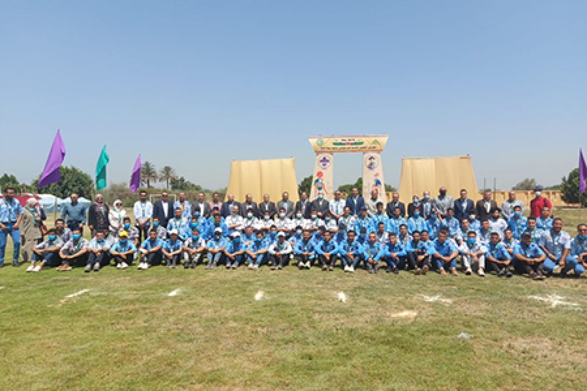 افتتاح المهرجان الكشفي التاسع عشر لجوالى جامعة بنها