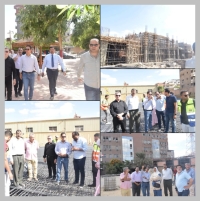 رئيس جامعة بنها يتفقد المنشآت الجديدة بكفر سعد ويتابع معدلات تنفيذ المشروعات والتجديدات