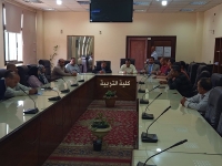 ندوة توعوية خاصة بمناسبة "عيد العمال" للعاملين بالكلية