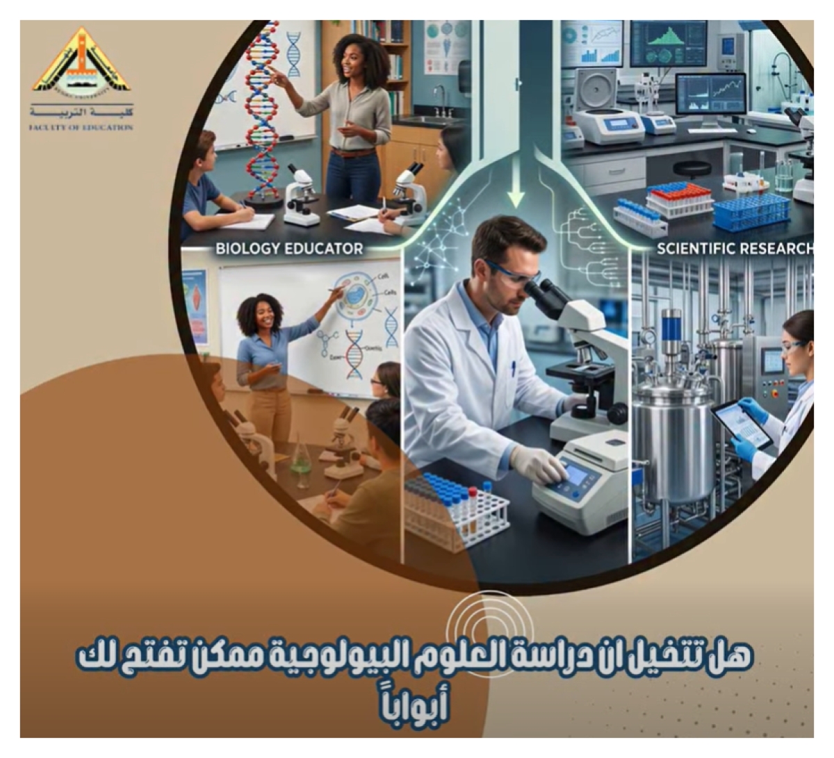فيديو لبرنامج العلوم البيولوجية باللغة الإنجليزية